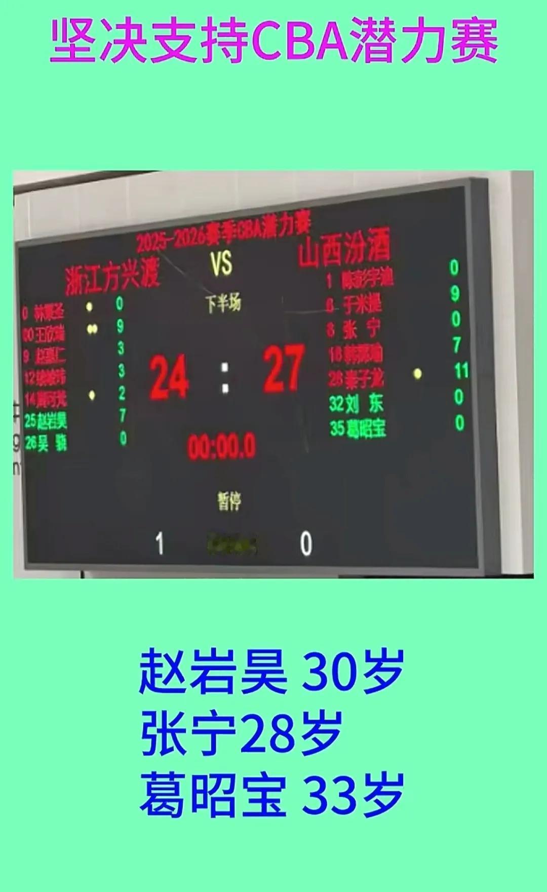 球迷:葛昭宝，啊不，小宝啊，潜力赛你打了，感觉怎么样？
葛昭宝:那叫一个爽，就听