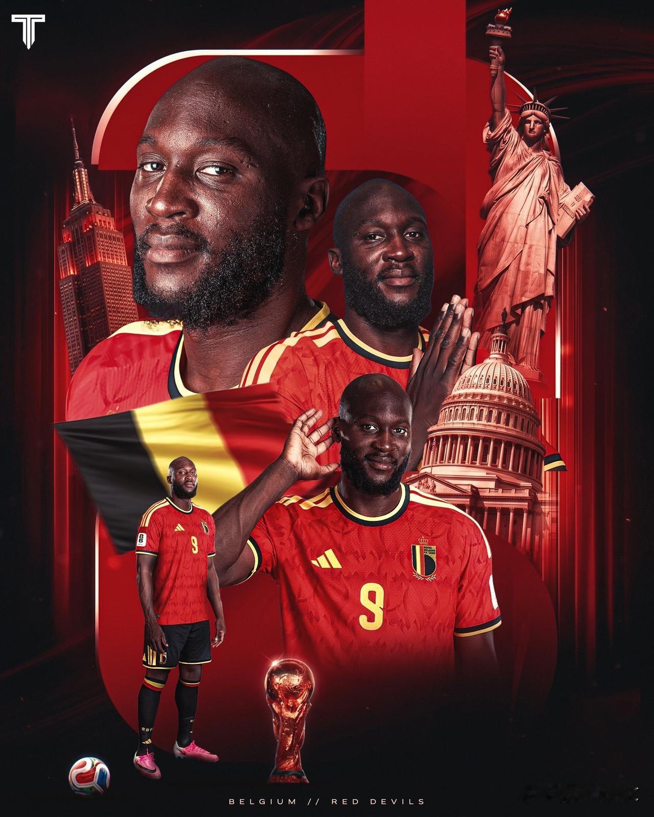 卢卡库已成为比利时队在2026年世界杯上的超级替补。

• 这位前锋在三次替补登