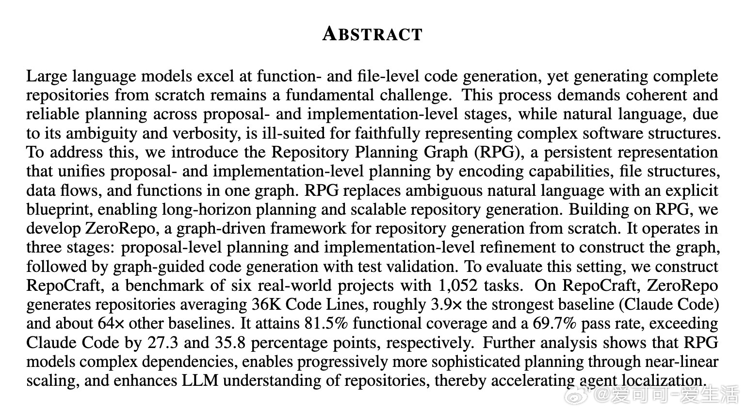 [CL]《RPG: A Repository Planning Graph fo