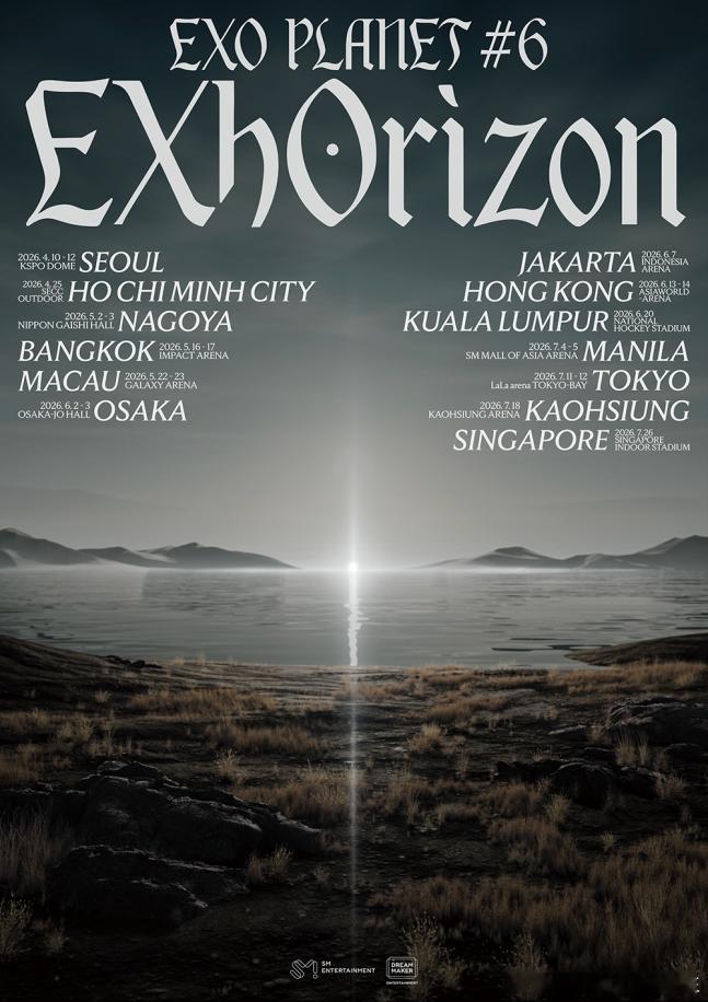 EXO将于4月10~12日在奥林匹克公园KSPO巨蛋举行“EXO PLANET 