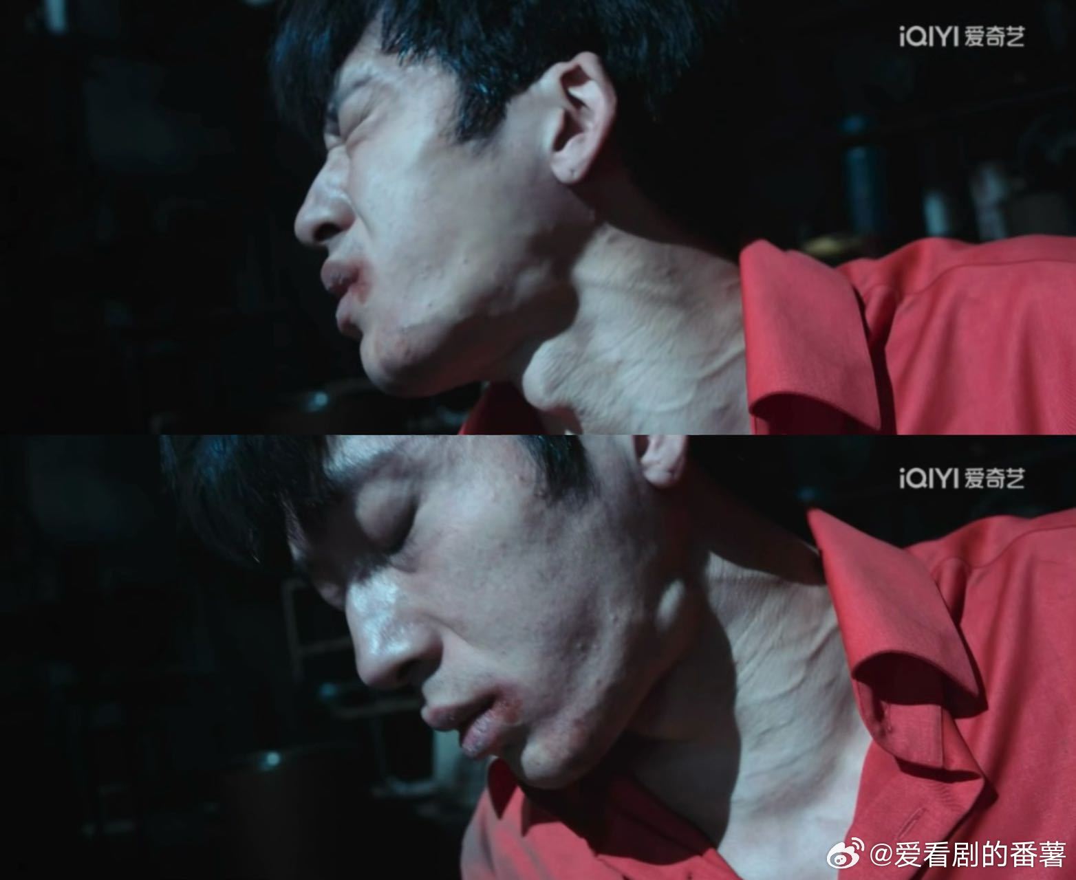 井柏然生理性演技井柏然新剧被虐到青筋暴起钢铁森林催眠回溯那段张力拉满，浑身紧绷到