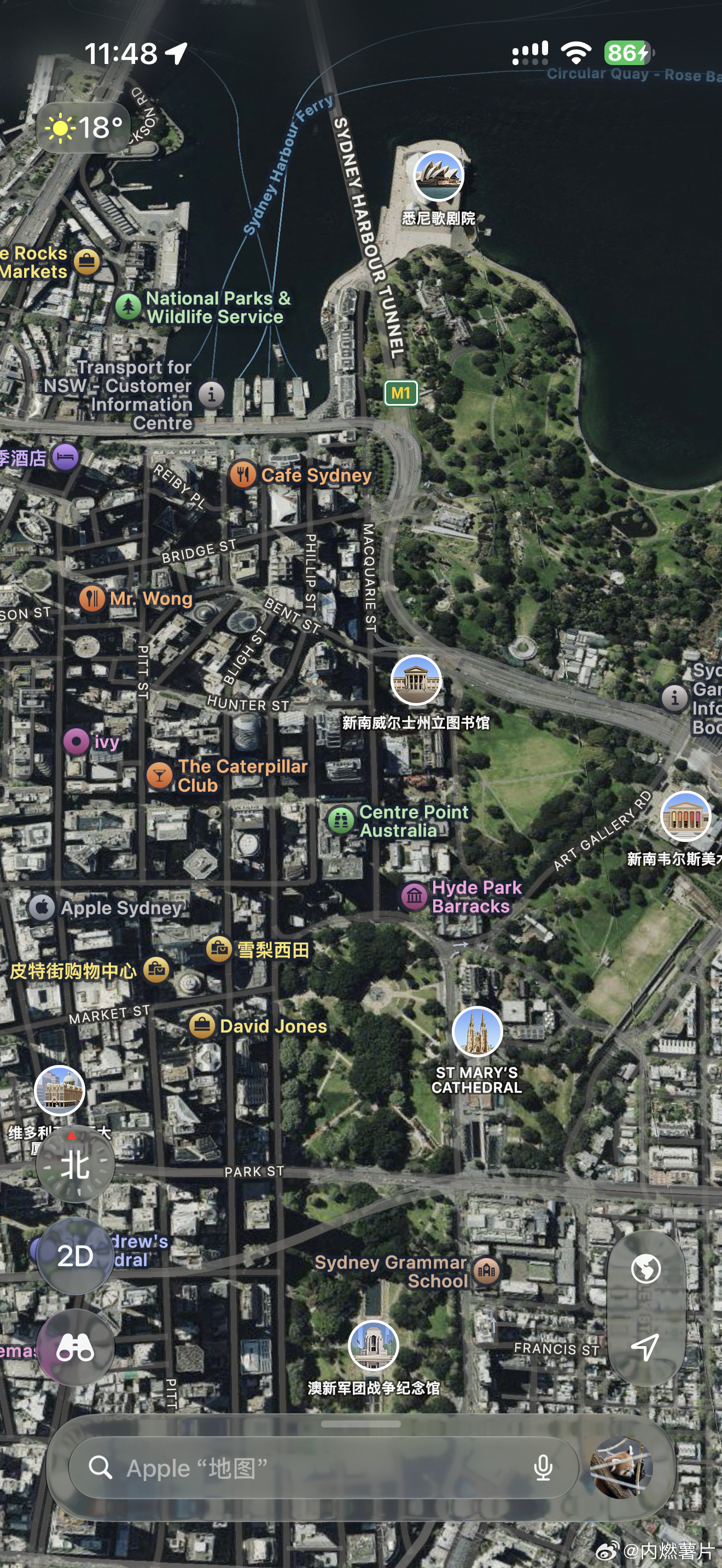 iOS27 把地图 3D 模式当新功能，这也没多 3D 啊