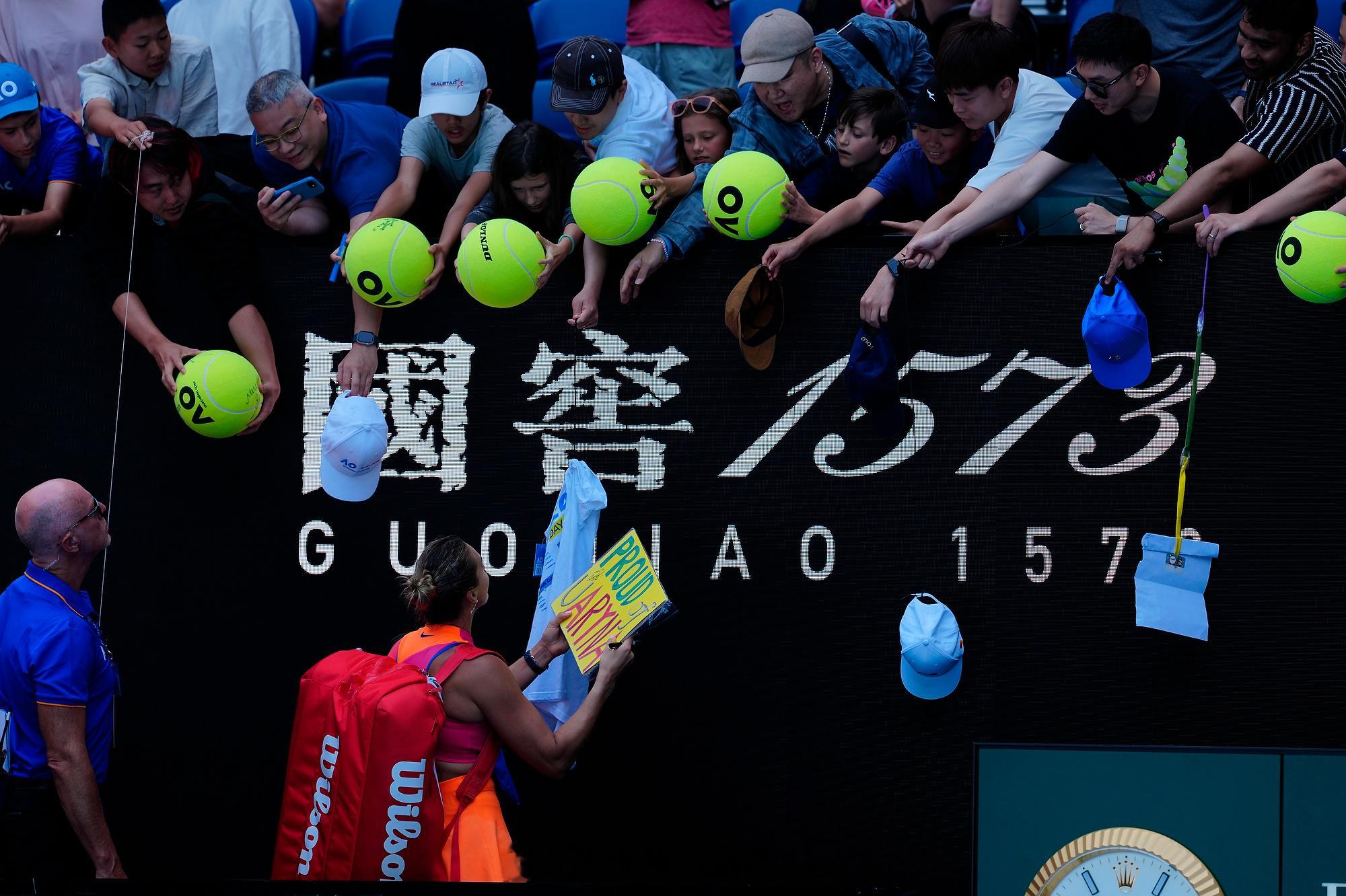 统治级的表现萨巴伦卡大满贯抢七20连胜澳网2026 女单第四轮，世界第一萨巴伦卡