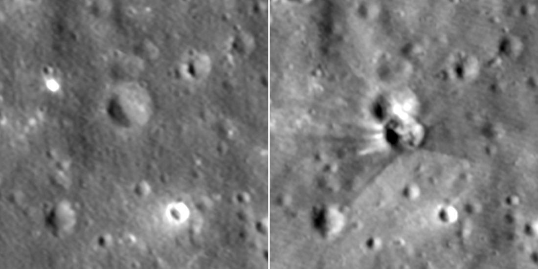 【美国猎鹰9号真把月球撞出一个大坑，NASA拍到了，直径约18米】

8月5日，