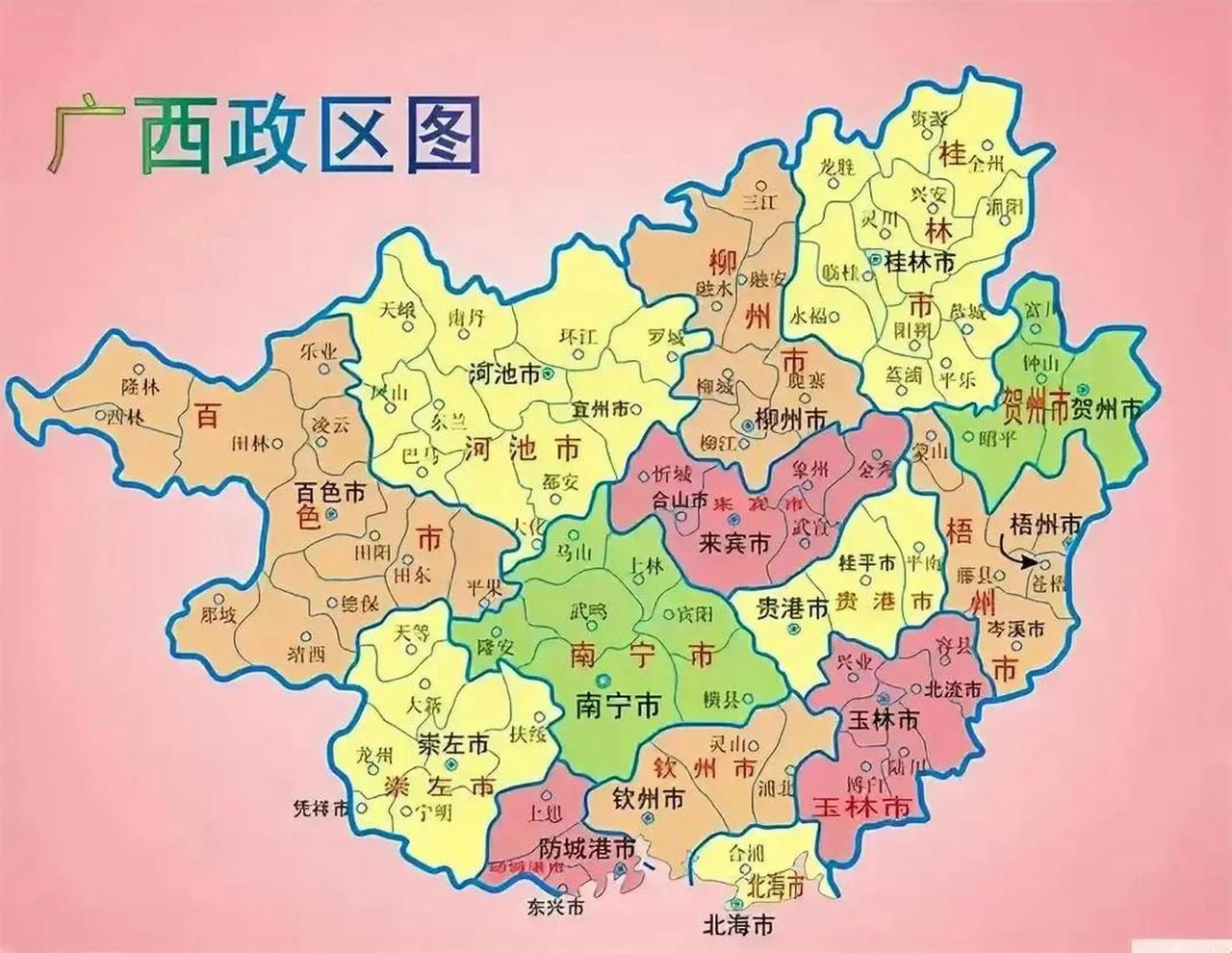 中国广西“4”个安，都出名：

1、融安县（柳州市）

2、都安县（河池市）
