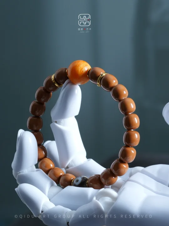 𝟏𝟎.𝟎𝐦𝐦猴头老型搭配🍊+三眼天珠