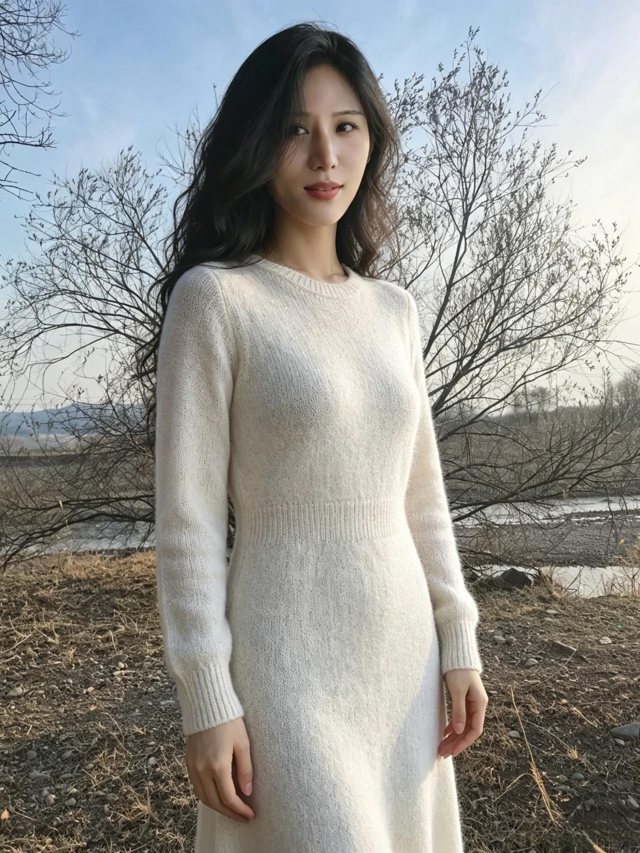 所有的光都偏爱你
偏爱这件绒线织就的白
像雪落在尚未消融的旷野
像云停在风的肩膀