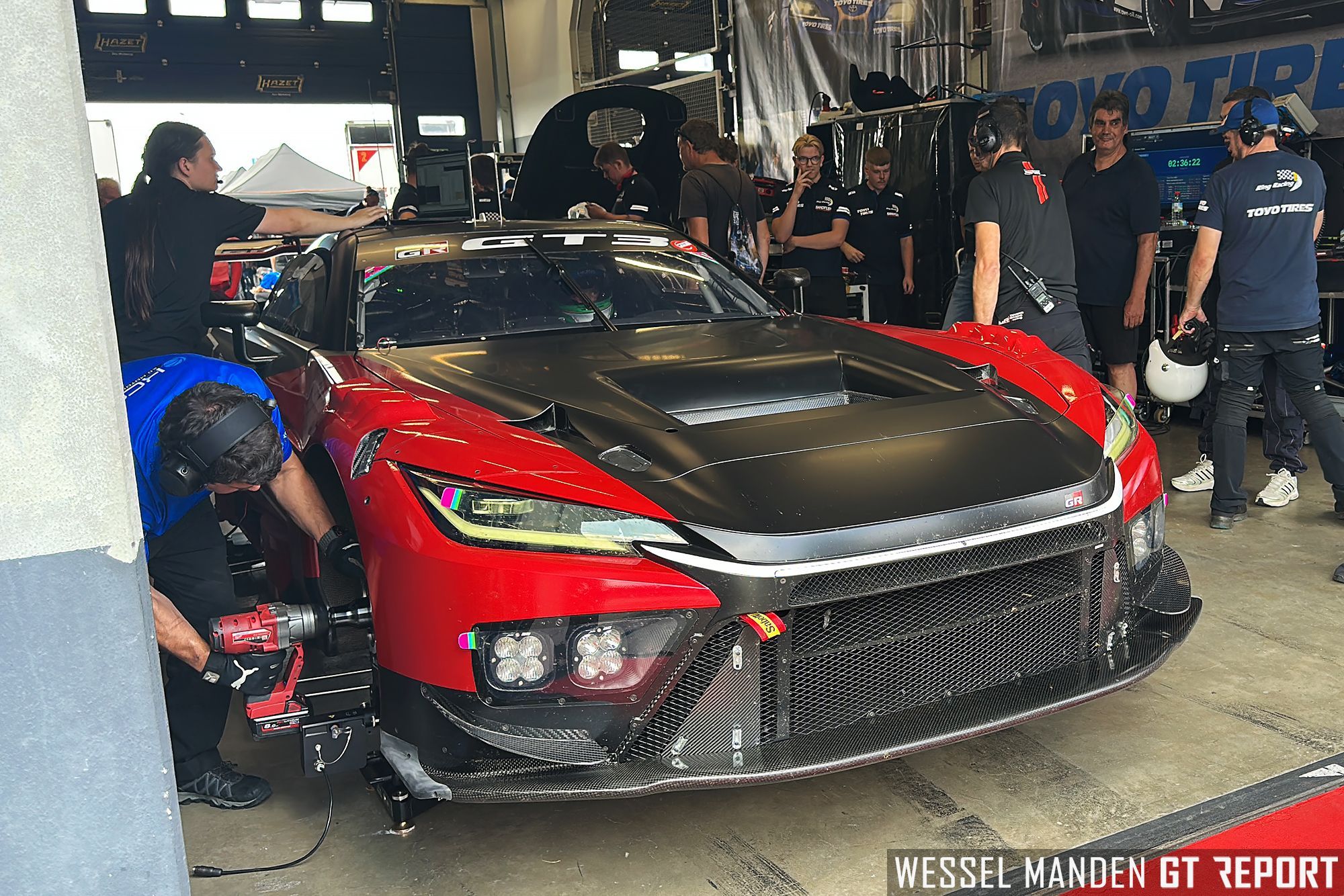 纽博格林 在纽博格林测试的丰田 GR GT3 赛车 