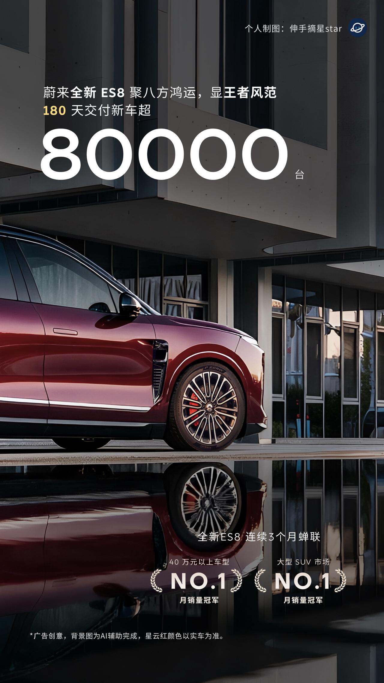 今天，杭州。
蔚来全新ES8，开启交付第180天，
不到半年的时间，
新8已经累