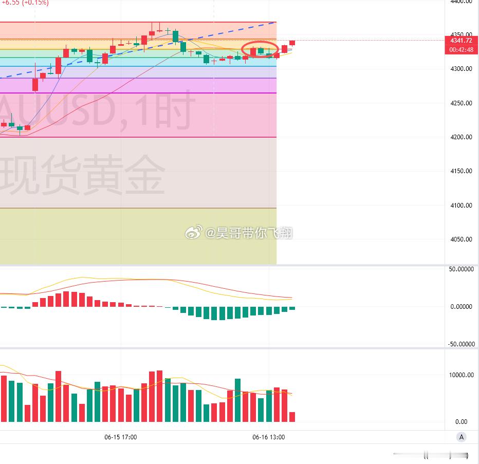 反弹收复了早盘的次高点，这短线就是一个高低点上移的态势，他奶奶的今天这节点抓的不
