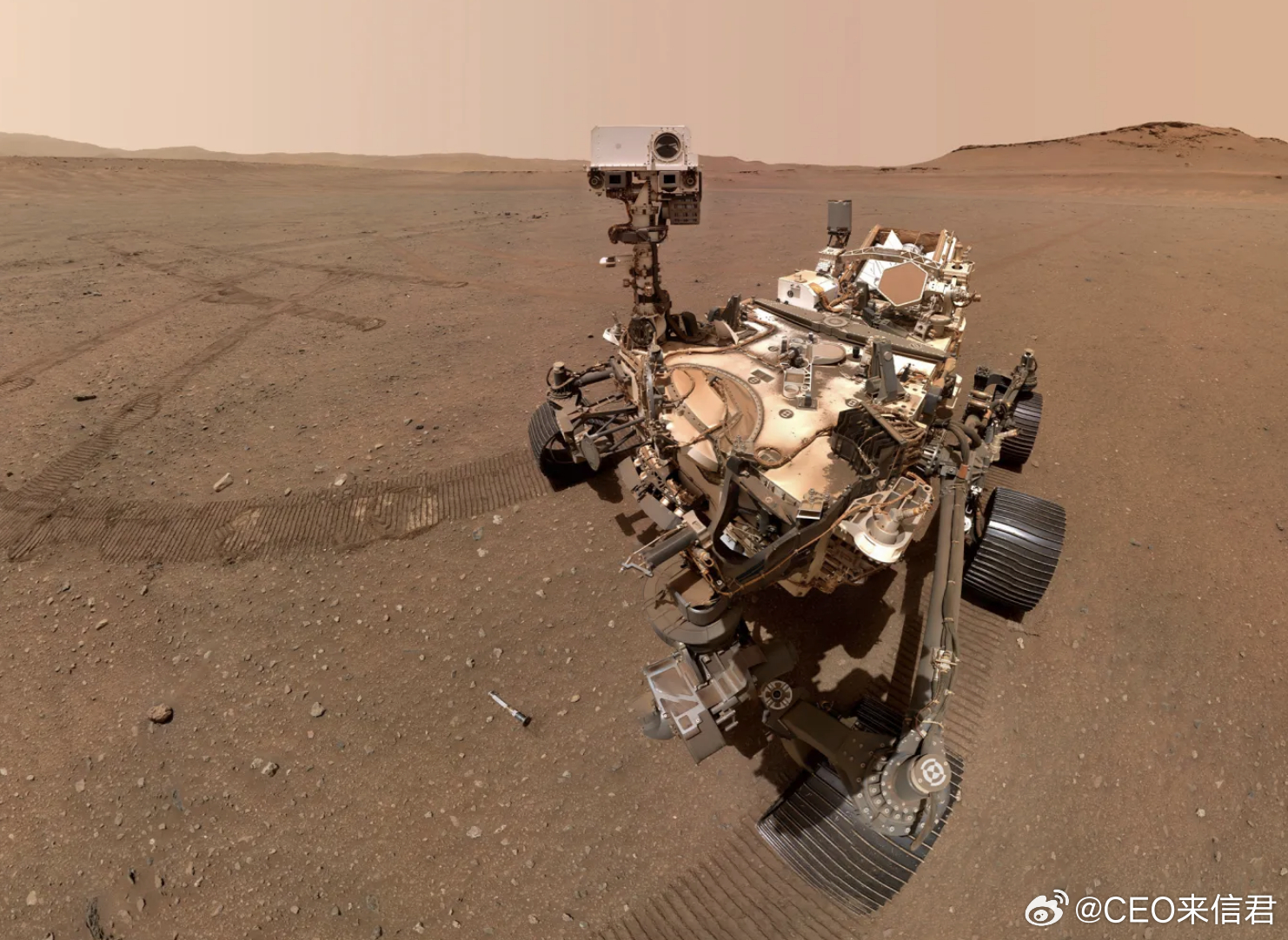 历经五年多在荒芜沙尘遍布的火星地表探测，美国国家航空航天局（NASA）的毅力号火