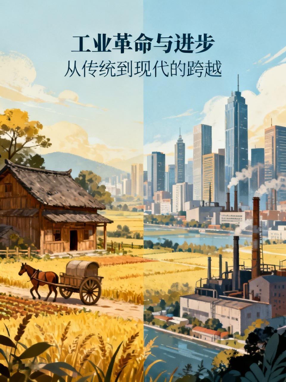 如果没有十八世纪六0年代始于英国的工业革命，就没有现当代文明。世界就很可能至今还