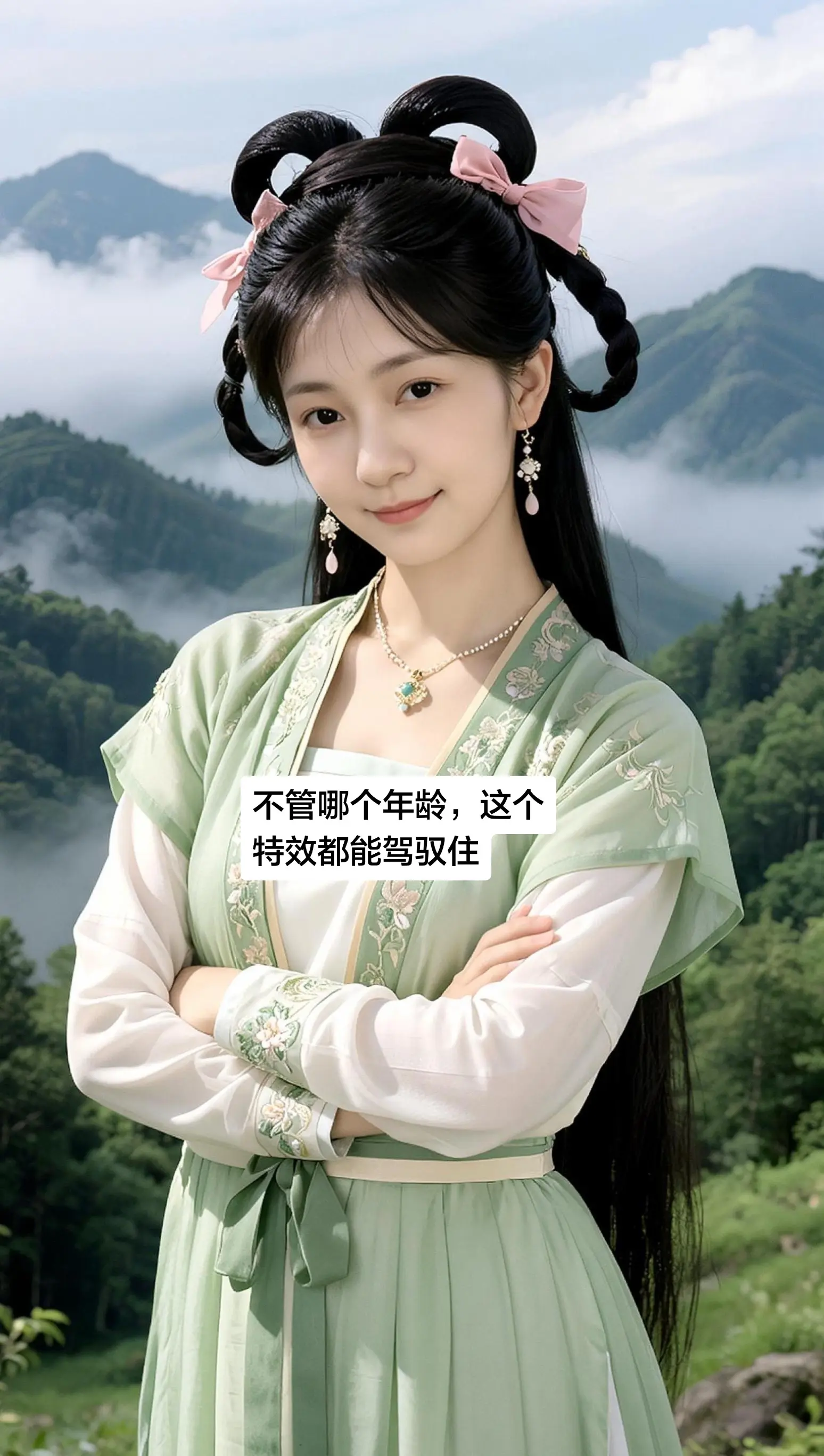 AI山峦绿衣照 ai创作 玩法合伙人计划 情绪音乐玩法新风向