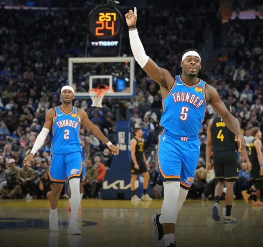 美媒：此前连拿30-5或更佳开局的球队里，仅一队当季未夺冠今日NBA常规赛，雷霆