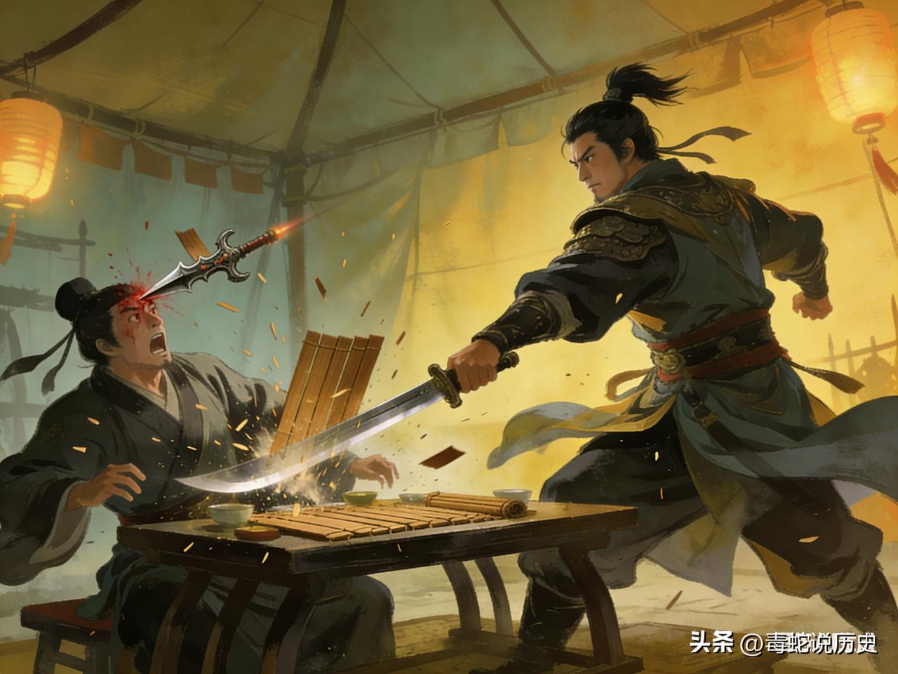 利用和谈之机，当场击杀对方，孙策干过！孙策在进攻严白虎时，对方派弟弟严舆前来求和