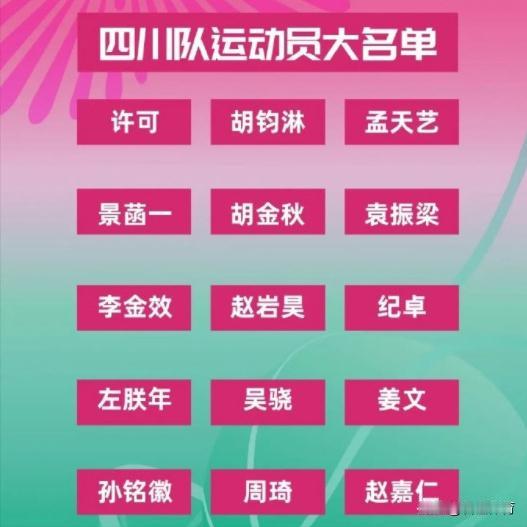 看了四川男篮成年组的全运会大名单，感觉也没有想象中那么强呀？再对比广东男篮的阵容