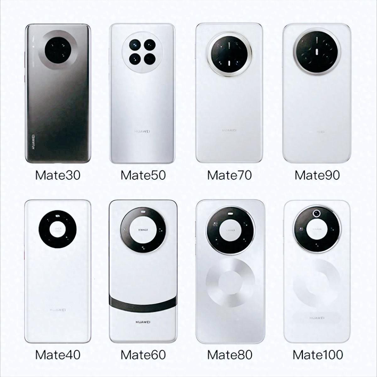 华为Mate80刚开售，Mate100渲染图直接炸场！双环+胶囊巧构“100”标