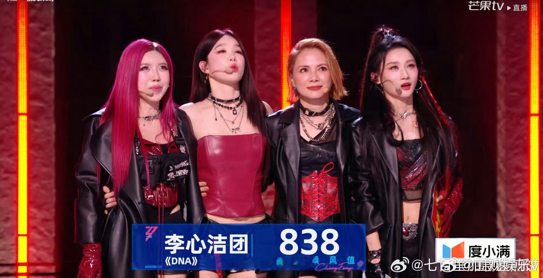 潇洒小姐排名第一李心洁团危险 安崎团的舞台潇洒小姐排名第一，李心洁团危险