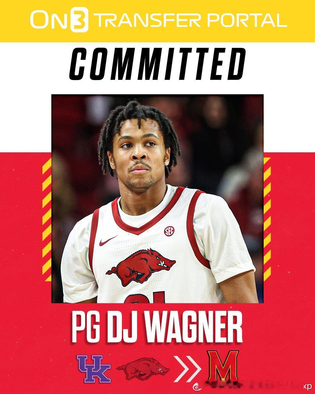 曾经的全美第一高中生DJ Wagner转校至马里兰NCAA