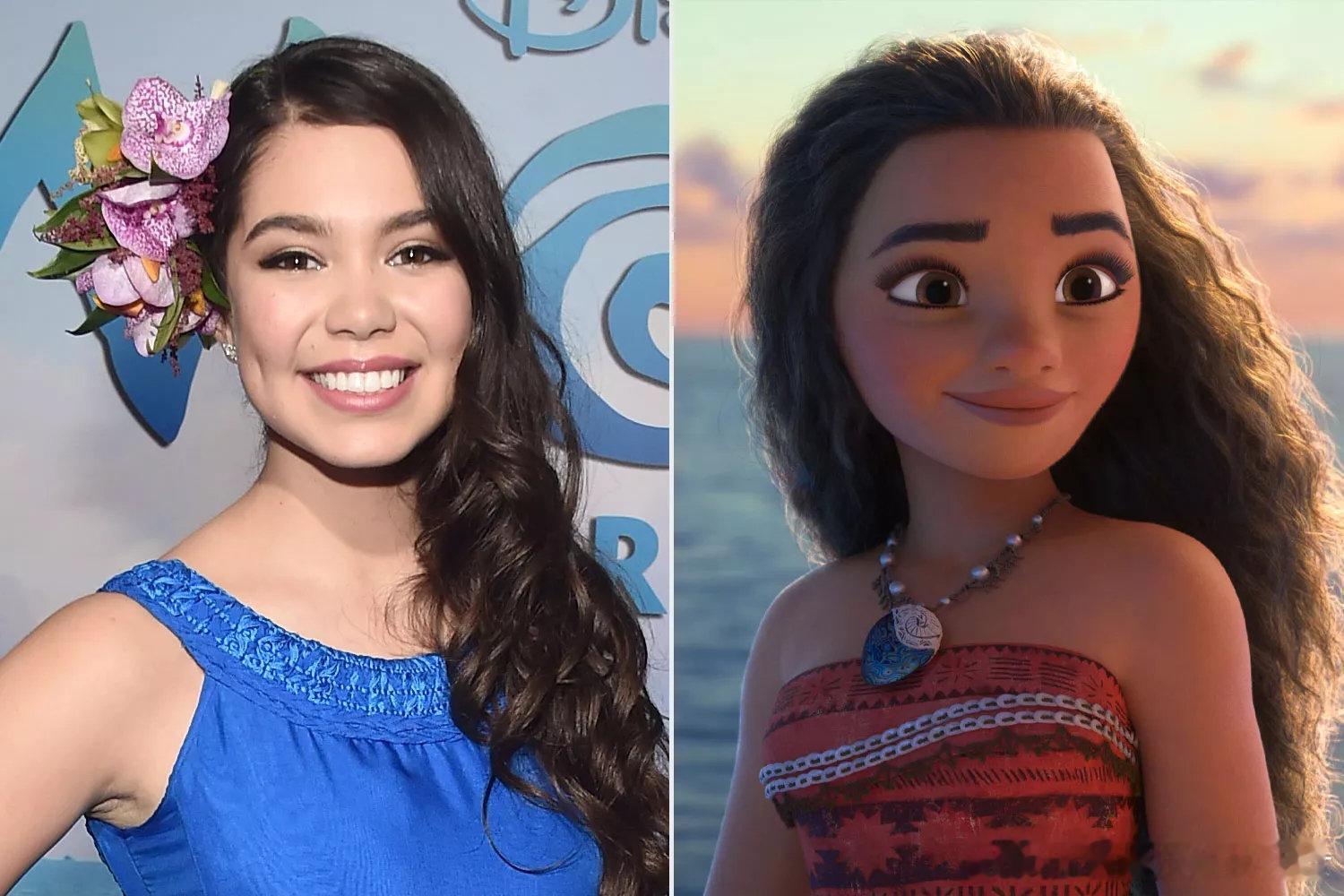 迪士尼电影《海洋奇缘》的“Moana”配音奥丽伊·卡瓦洛发ins宣布回归第二部：