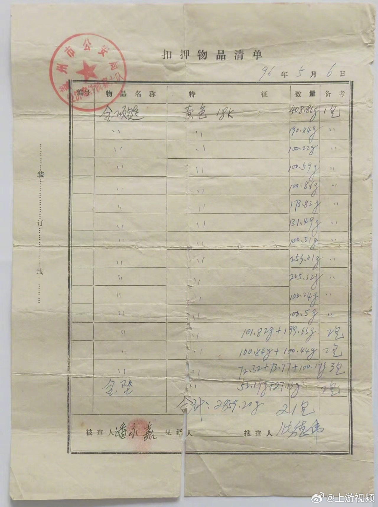 #2859克黄金被扣30年迎转机#【2859.2克黄金被扣30年迎转机：盖州市公