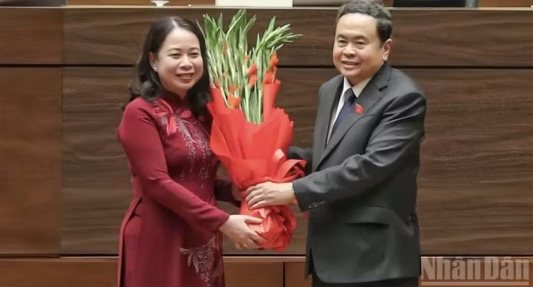 真有意思！武氏映春再次当选越南国家副主席，堪称越南“常青树”！

武氏映春不显山