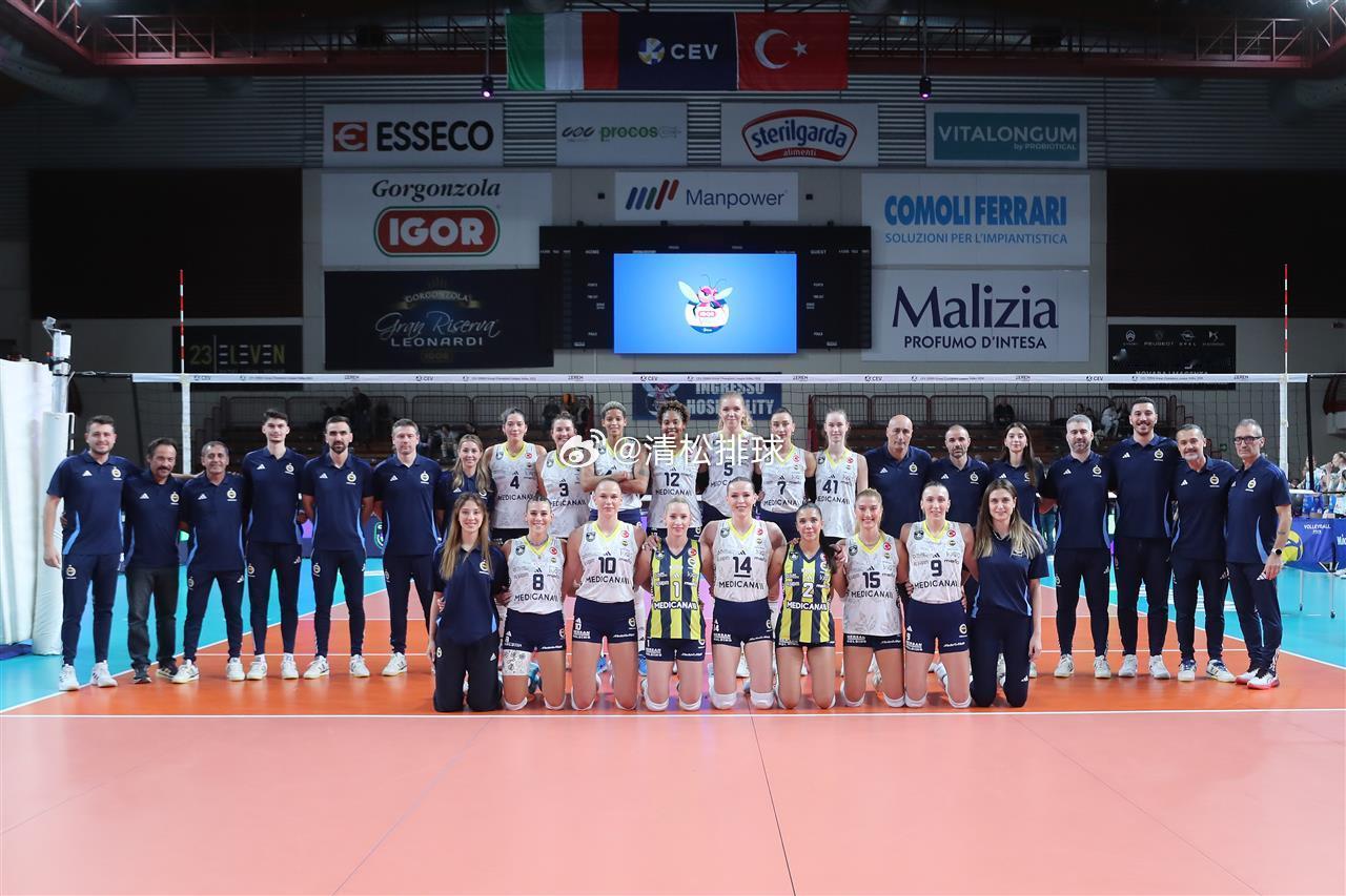 【巴尔加斯20分MVP 费内巴切横扫诺瓦拉】2025-2026欧洲女排冠军联赛小