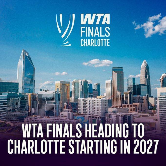 新篇章正待开启 🙌
北卡罗来纳州的夏洛特将从2027年起成为WTA总决赛的举办