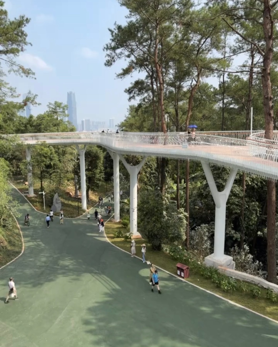 南宁青秀山如意步道9月19日，广西南宁市青秀山如意步道正式开放！ ​​​