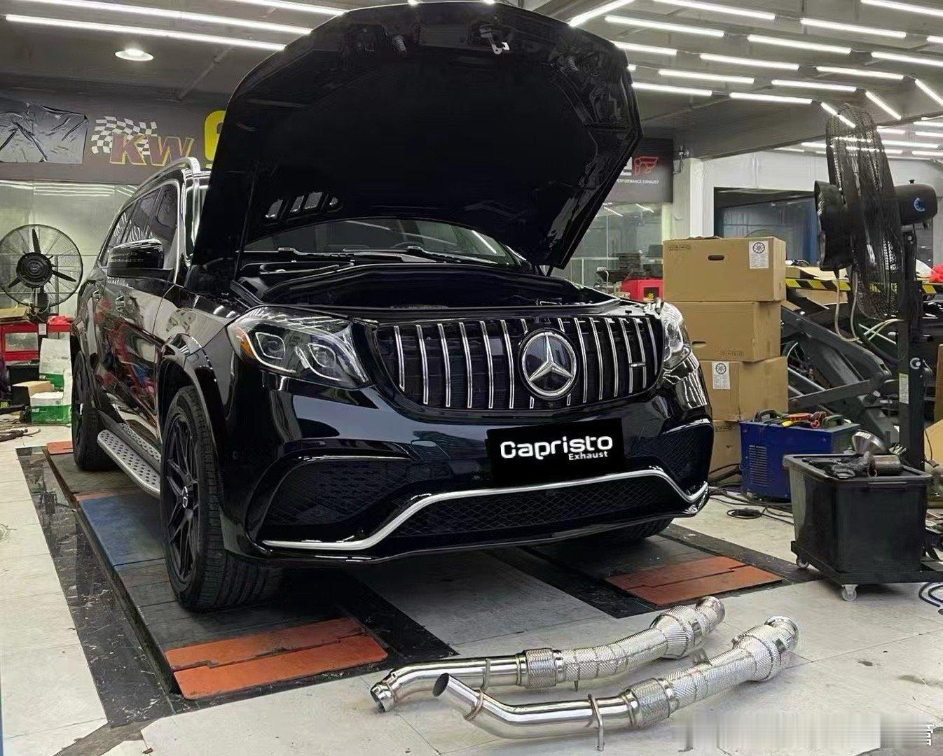 奔驰GLS450 3.0T  ⬆️ 升级CSK隔热三元头段200目 ​​​