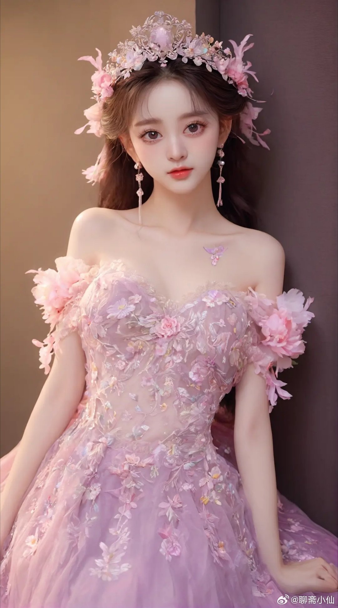 好想像花仙子一样沉醉在梦幻里，不再醒来#花仙子##醒来# ​​​