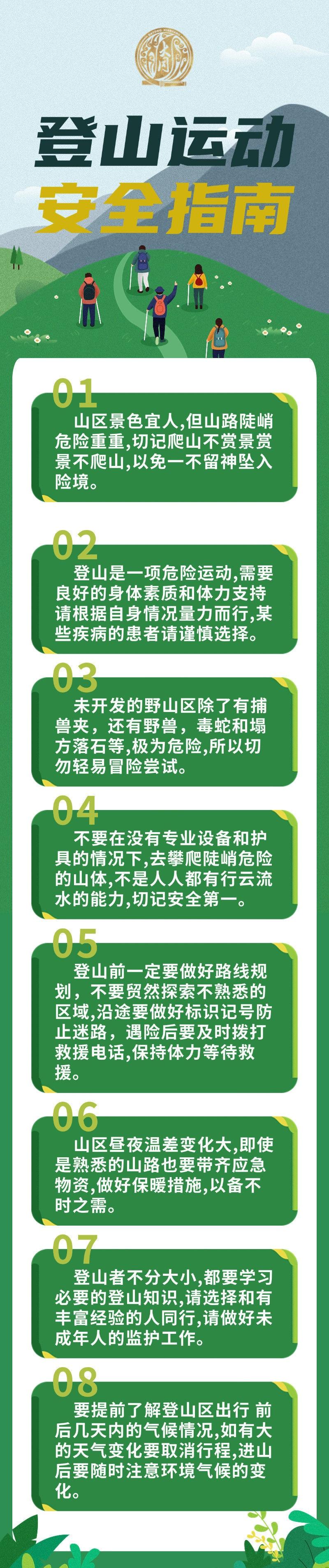 【登山知识了解这些】大家在登山前一定要做好充足的准备，并规划好路线。戳图，这些知