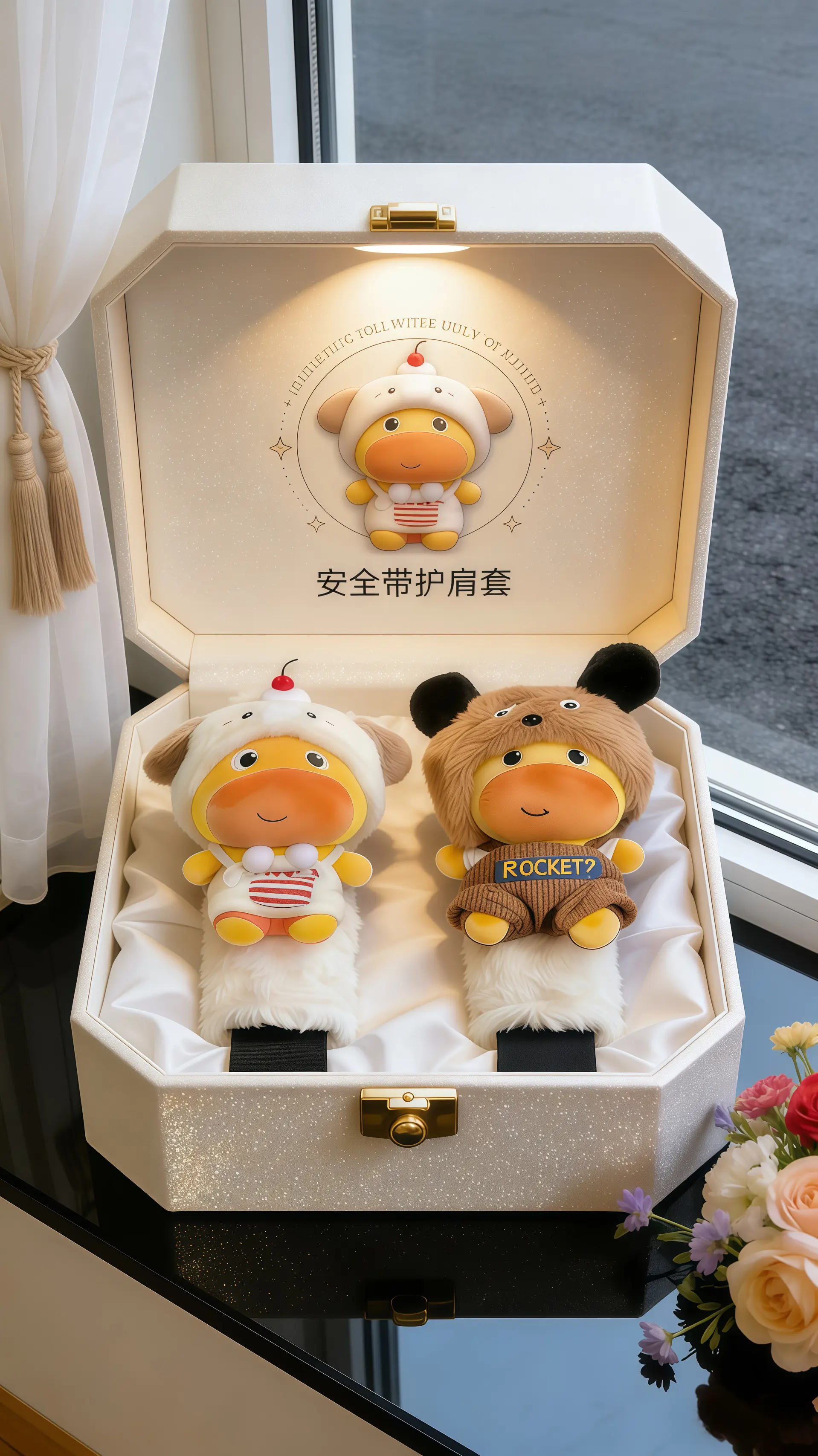 水豚噜噜 安全带护肩套 上热门 车载好物 礼物推荐