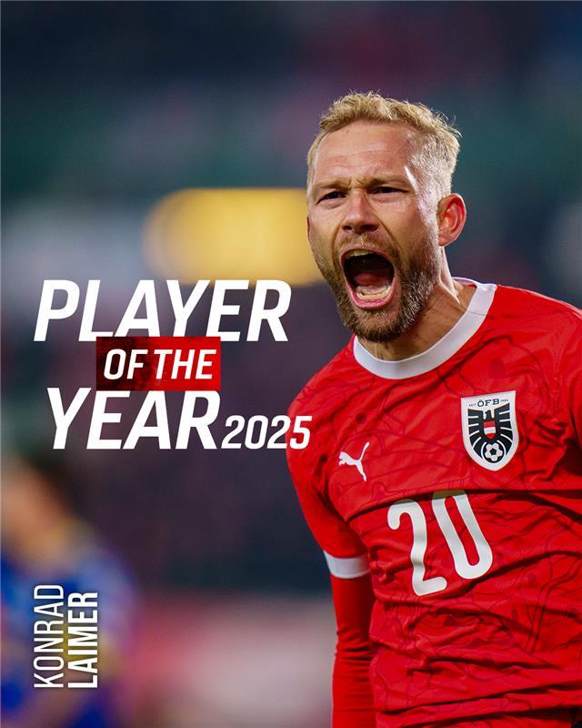 莱默尔被评为奥地利年度最佳球员。莱默尔：“这样的奖项既是对我莫大的肯定，也是激励