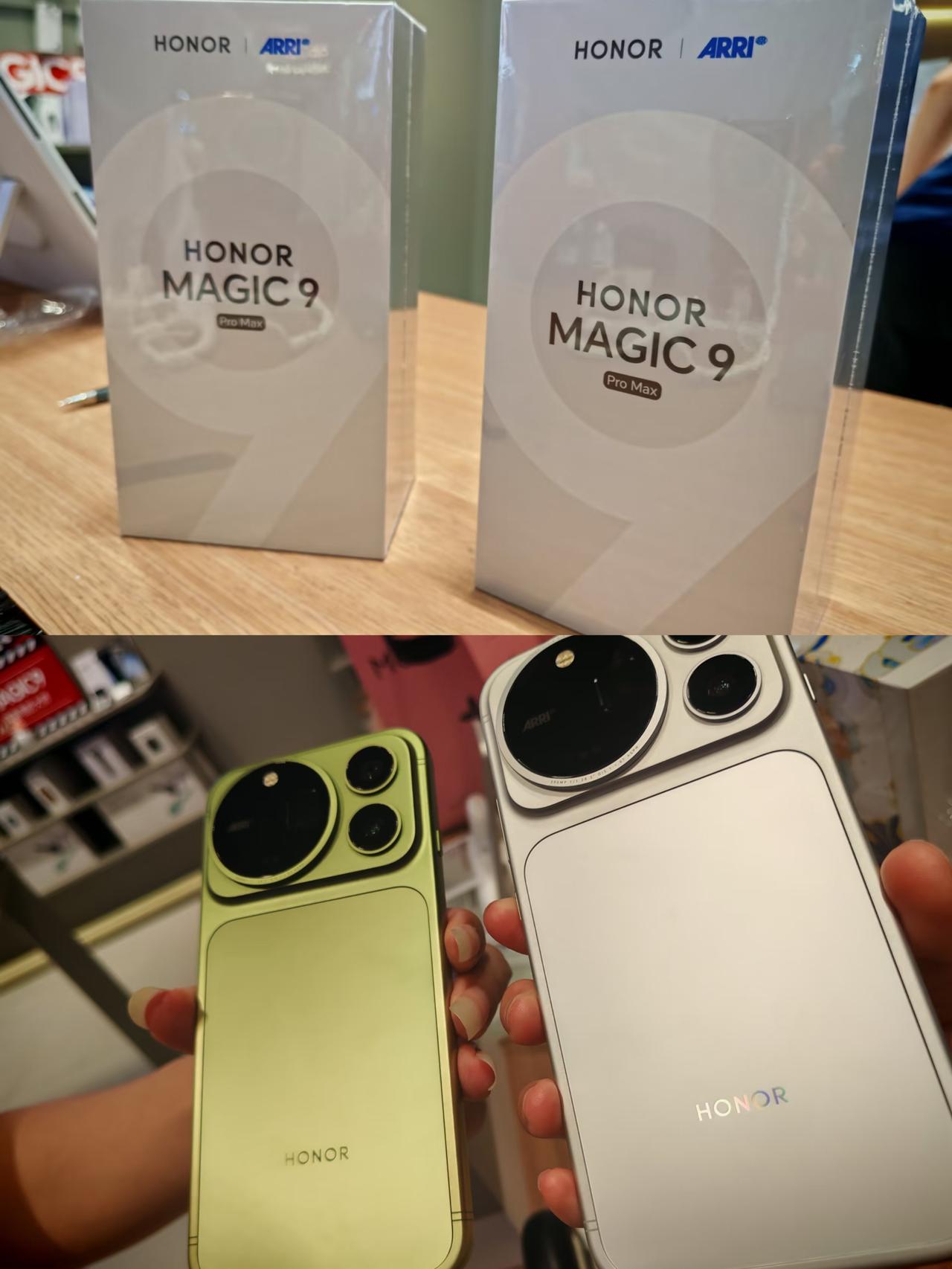 买的两台荣耀Magic9 Pro Max已经到货了，还好第一时间就下单，现在都卖