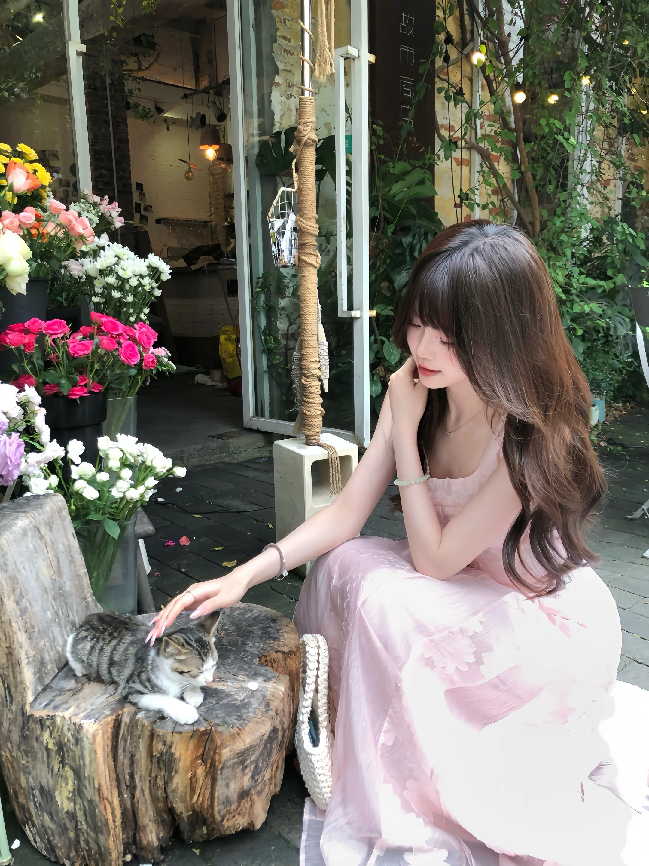 我和小猫🐈。