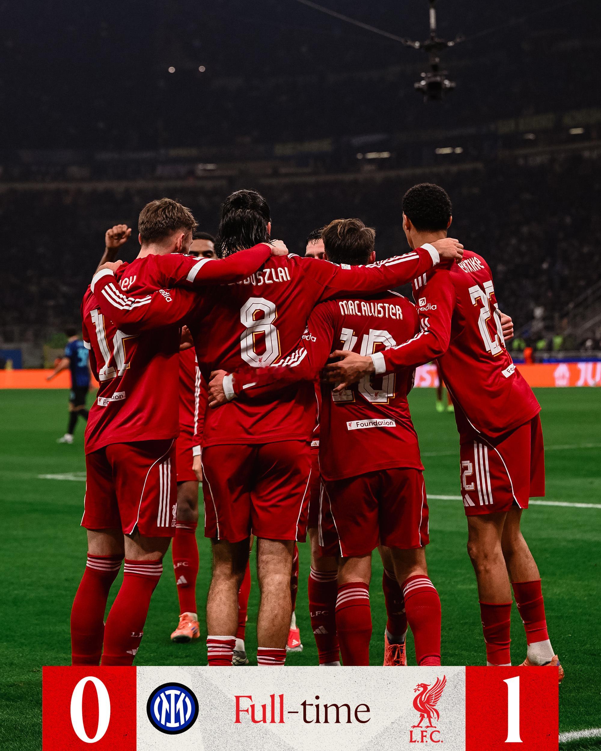 国际米兰vs利物浦 ｜国际米兰0比1利物浦 今晚欧冠萨拉赫不在，利物浦就赢了国米