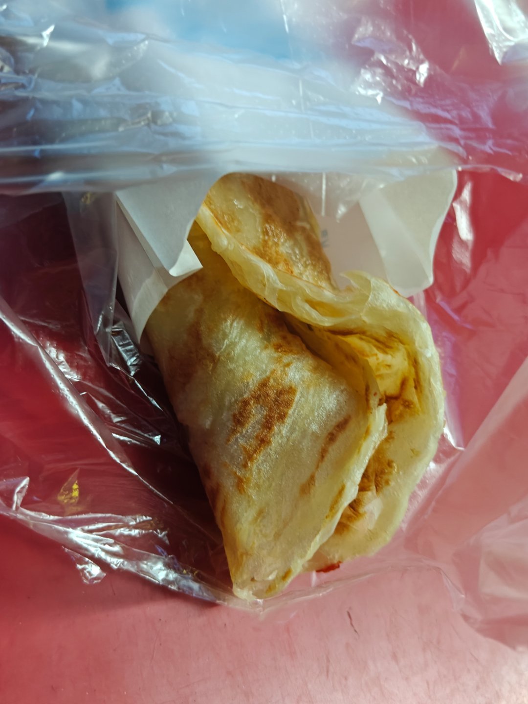 来吃！手抓饼➕鸡柳！ 