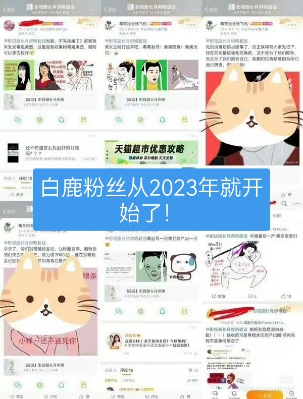 白鹿 粉丝用一个多担在扣什么？只知道白鹿 粉丝在2023年就开始了陈都灵