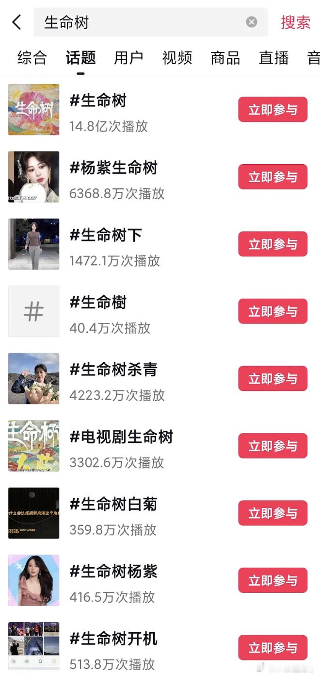 生命树抖目前已经14.8亿了，值得鼓励 