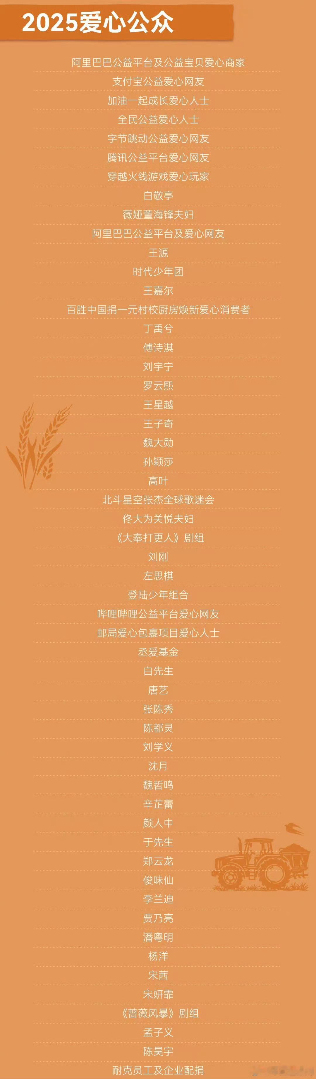 中国乡村发展基金会爱心公众中国乡村发展基金会爱心公众🈶白敬亭 王源 时代少年团