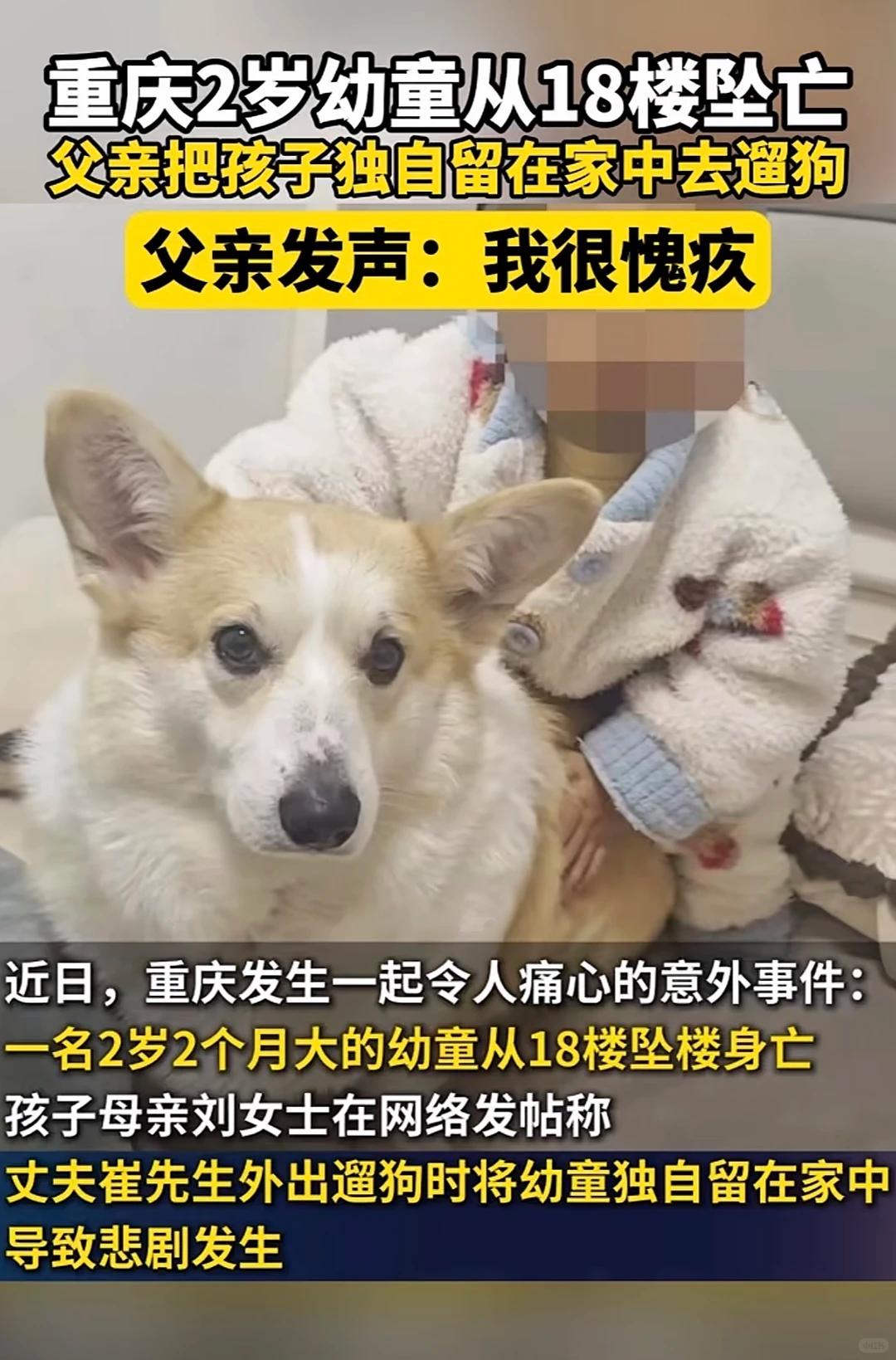 一个两岁的孩子，被独自留在家里。他醒来发现大人不见了，那种慌张，做父母应该都知道
