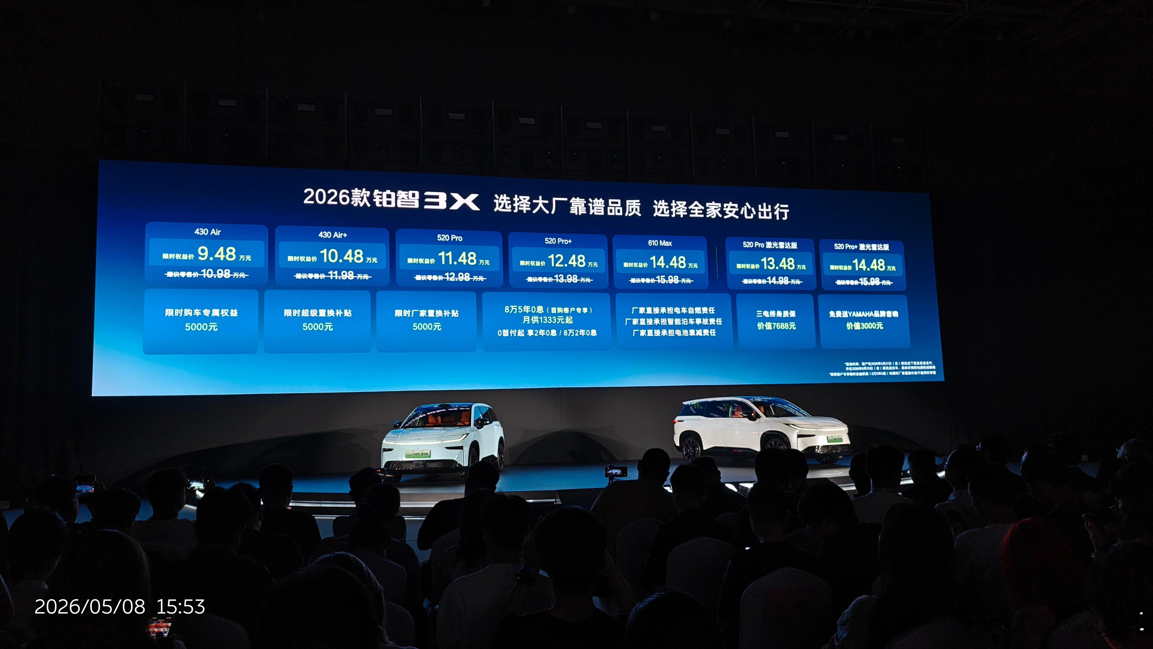 2026款丰田铂智3X权益价9.48万起丰田铂智3X销量突破10万台这价格觉得怎