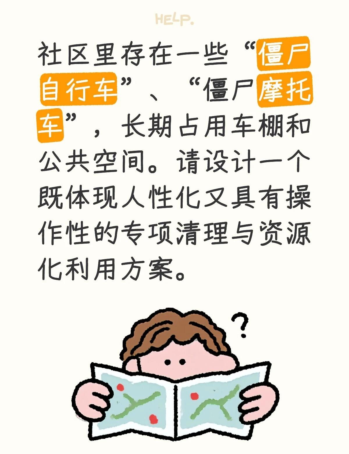 答案：
清理“僵尸车”并实现资源化利用，是一项兼具环境治理与循环经济意义的社区工