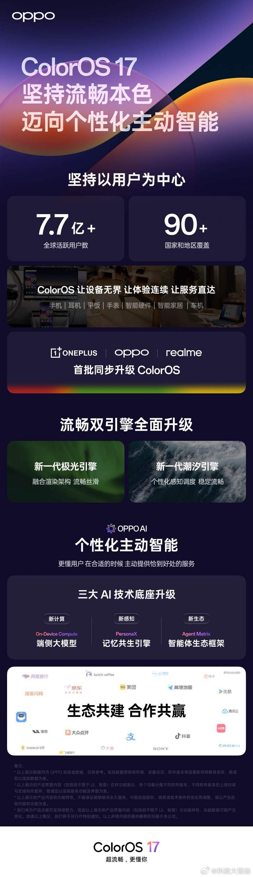 OPPO ColorOS 17 发布暨开发者大会，由OPPO 软件工程事业部总裁
