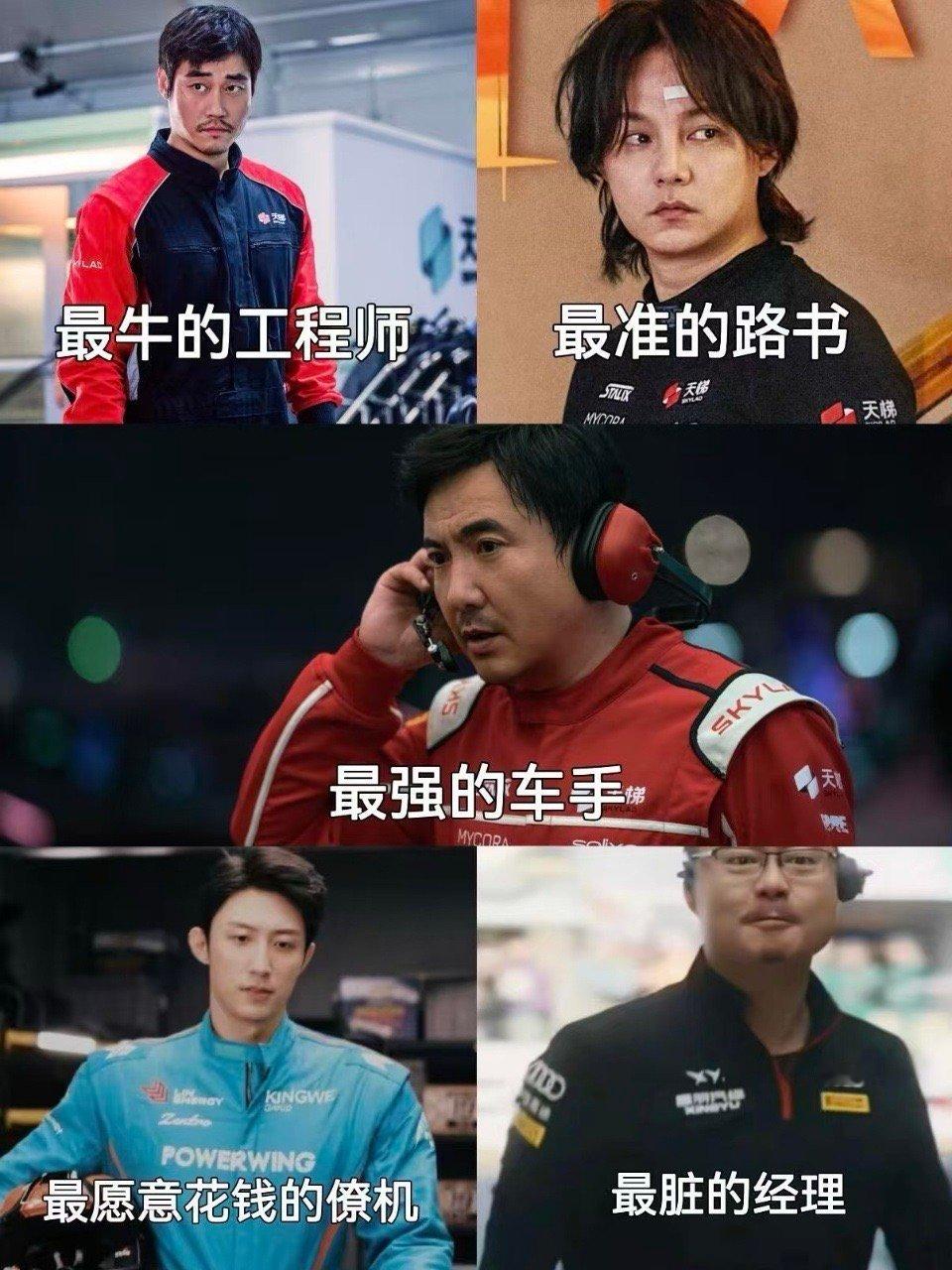 飞驰人生3群像图鉴来咯来咯，《飞驰人生3》群像善恶图鉴（bushi ）来啦，从纯