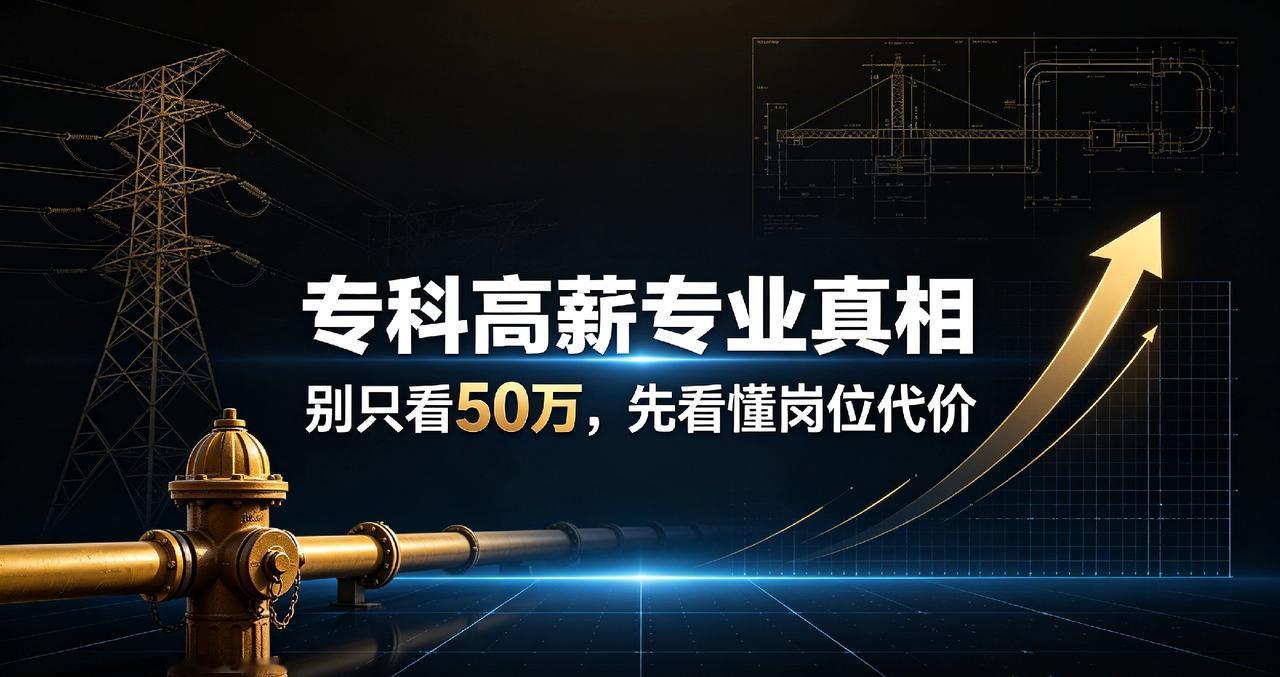 很多分数卡在专科段的家庭都会陷入焦虑：专科是不是就没有高薪出路？刷到“专科毕业年