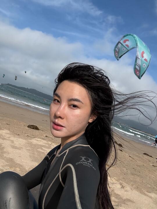 第一次玩这么豪华的风，拉 7m 风筝拉到力竭