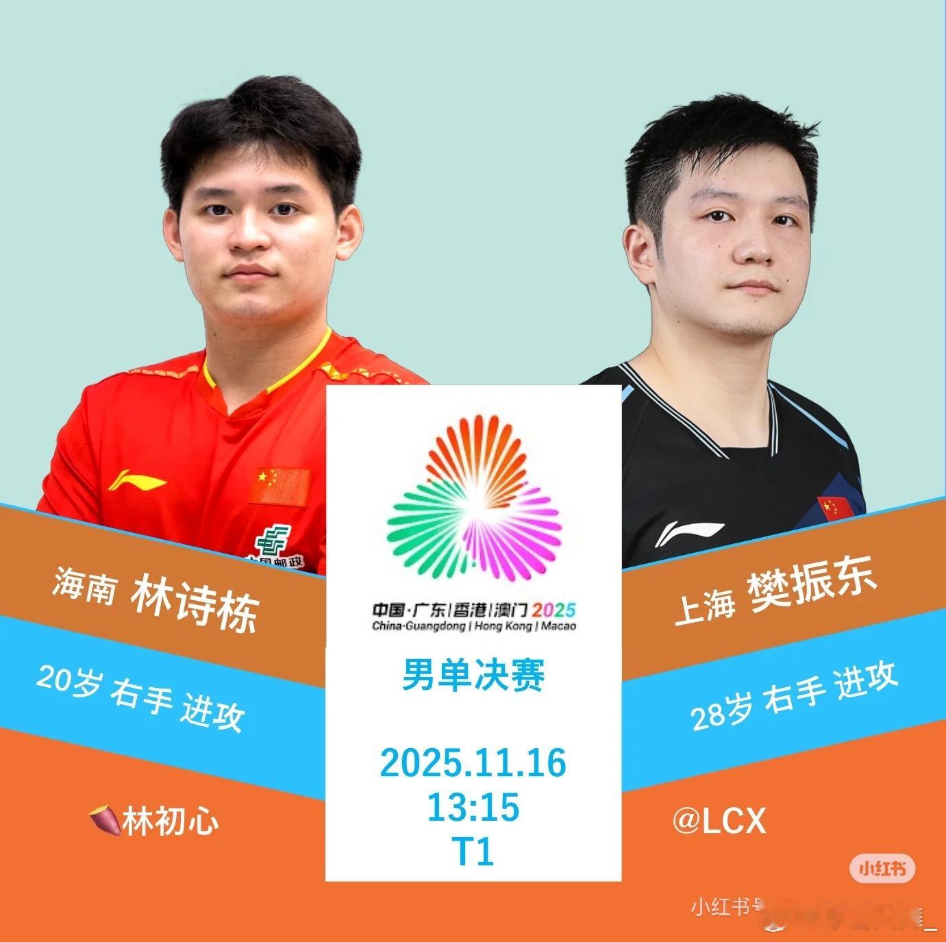 全运会乒乓球男单决赛！ 