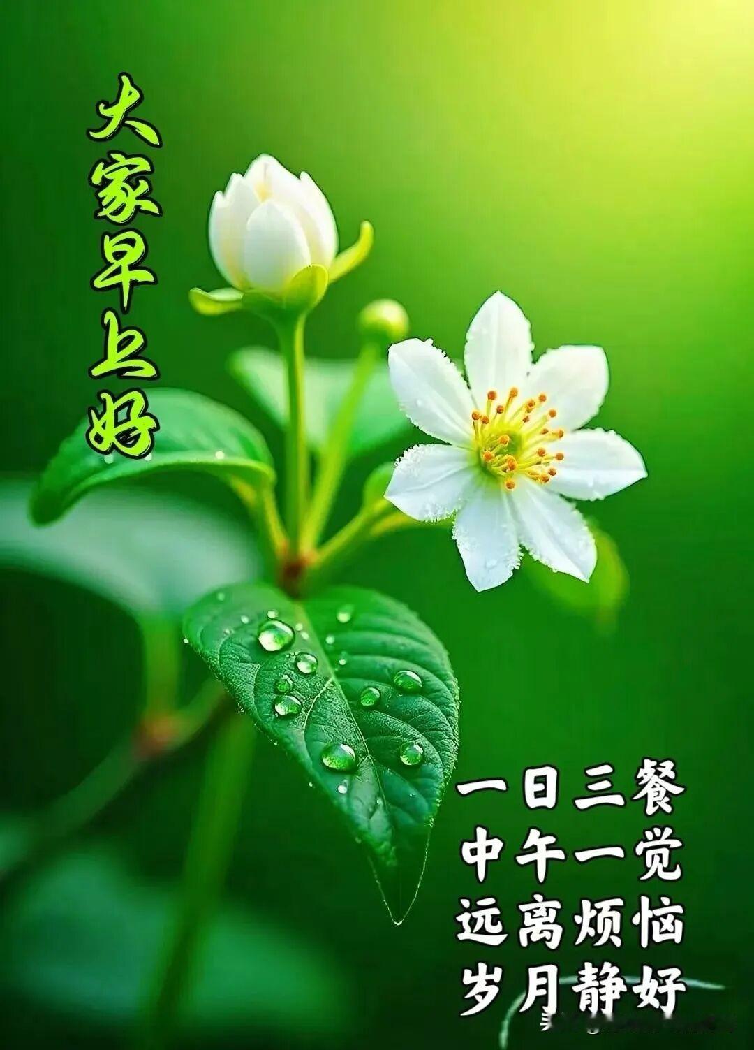 2026/07/18/（农历六月初五）星期六早安！美好一天从清晨开始！🌸🌿